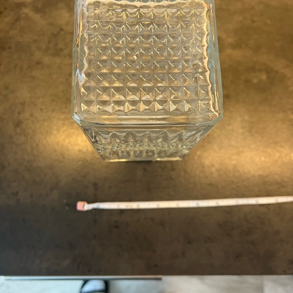 Vintage Glass Crystal Cut Decanter with Stopper - Picture 6 of 6